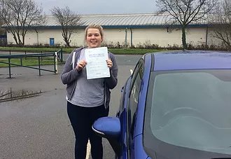 Congratulations to Bridie Murray from York, Passed second time with only 6 minors