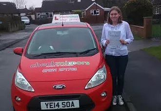 Congratulations to Megan who passed first time with Rob.