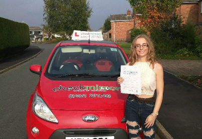 Congratulations to Beth Loseby, York who passed with Rob.